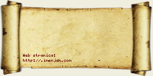 Nikodije Raković vizit kartica